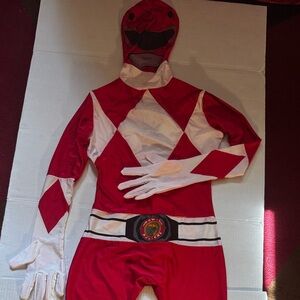 Power Rangers Red and White Kids Costume